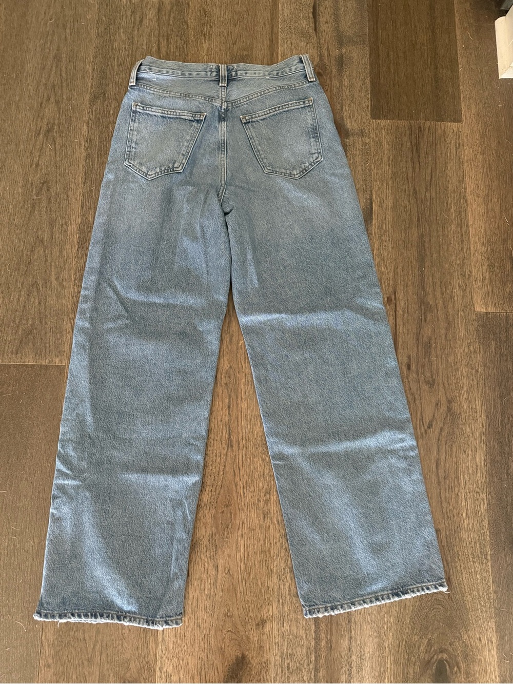 Agolde Low Slung Baggy Jean Libertine Size 24 - Picture 4 of 5